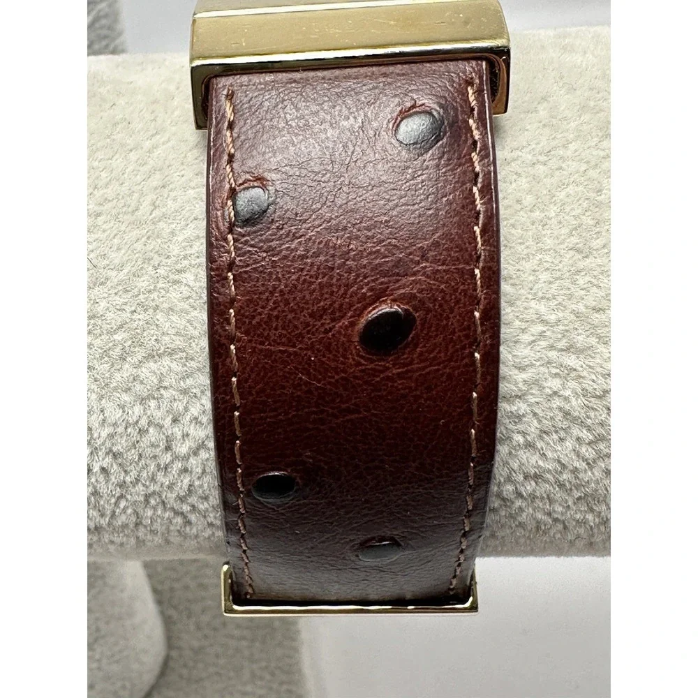 Ecclissi 80215 New Battery Gold Tone Ladies MOP‎ Watch 25MM 7